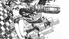 Flames black and white