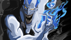 Flames Disney Company blue