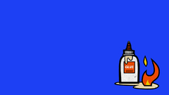 Flames drawings drawing glue