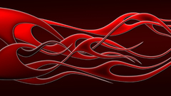 Flames dualscreen abstract