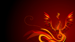Flames fire phoenix