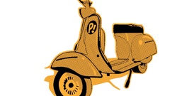 FLCL Fooly Cooly Vespa