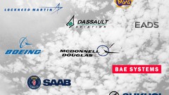 Flight Aircraft military Boeing Saab logos dassault Sukhoi 