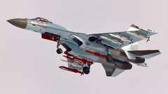 Flight Aircraft red military flying Research eight Sukhoi 