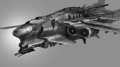 Flight high spaceships futuristic Resolution pao