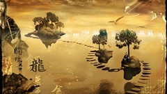 Floating islands levitation Trees