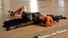 Floor woman gloves dress