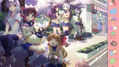 Flowers Animals cats running shop hats fangs horns roads staff 