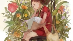 Flowers Anime anime girls artwork karigurashi no arrietty 