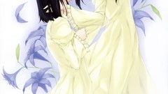 Flowers Anime artwork Simple Background Kara no Shoujo