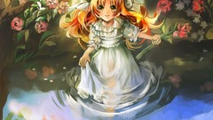 Flowers Anime dress anime girls pumpkin scissors