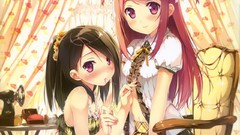 Flowers anime girls Kantoku