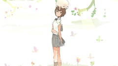 Flowers anime girls short hair Cencoroll
