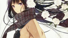 Flowers Anime scarfs anime girls scans Murakami Yuu (Artist)