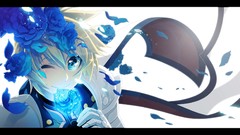 Flowers armor blondes tales of vesperia wink aqua eyes Tales of