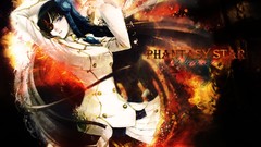 Flowers blade Anime blue hair long hair anime girls blue eyes 