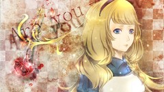 Flowers blue eyes Anime