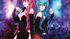 Flowers Butterflies apples Anime tattoos blue hair pink hair 