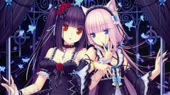 Flowers Butterflies roses cross dress Jewelry rings white hair 