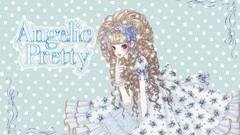 Flowers dress floral dots lolita fashion Angelic Pretty