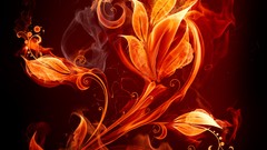 Flowers fire fire flower