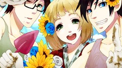 Flowers glasses Anime anime