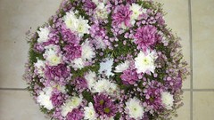 Flowers Green bouquet decoration chrysanthemums