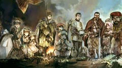 Flowers groups night fire magic soldiers hats horns Jewelry red 