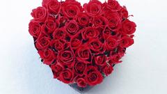 Flowers Hearts bouquet roses