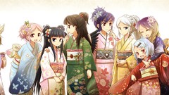 Flowers leaves Butterflies wings feathers Anime Vampires 