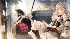 Flowers leaves room tea Books dress hats Sweets sitting bows 