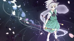 Flowers leaves water Butterflies weapons Shoes Katana dress tie 