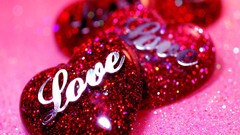 Flowers love cake Sweets red heart