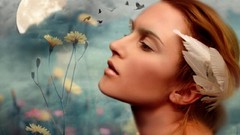 Flowers nature moon perfume harmony peace