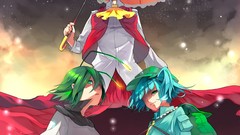 Flowers night Stars moon antenna keys Umbrellas hats fireflies 