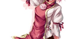 Flowers pink flowers pink hair anime girls touhou Simple 