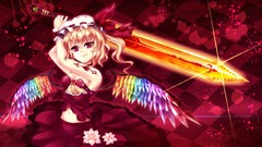 Flowers red weapons wings feathers hats Vampires red eyes 