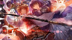 Flowers redheads long hair