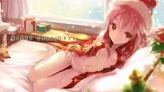 Flowers room dress Gifts hats navel beds red eyes red dress 