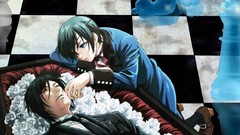 Flowers roses Anime coffin kuroshitsuji sebastian michaelis 