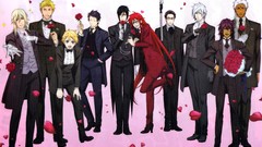 Flowers roses bouquet Anime suit kuroshitsuji sebastian 