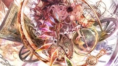 Flowers roses wings bouquet crystals dress hats Vampires red 