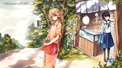 Flowers school uniforms hanasaku iroha matsumae ohana oshimizu 