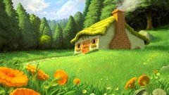 Flowers smoke meadows Garden cottage