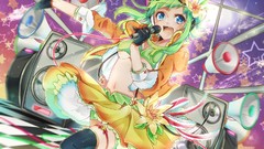 Flowers Stars Cables Anime gloves Ribbons performance singing 