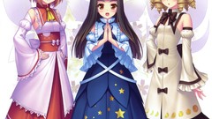 Flowers Stars text wings Fairies dress Japanese hats grin socks 