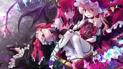 Flowers string wings hats red eyes Ribbons instruments guitars 