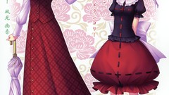 Flowers text dolls wings dress Umbrellas socks red eyes Ribbons 