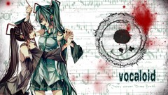 Flowers text headphones blood tie red eyes Ropes skirts long 