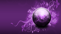 Flowers Textures patterns purple ball abstract